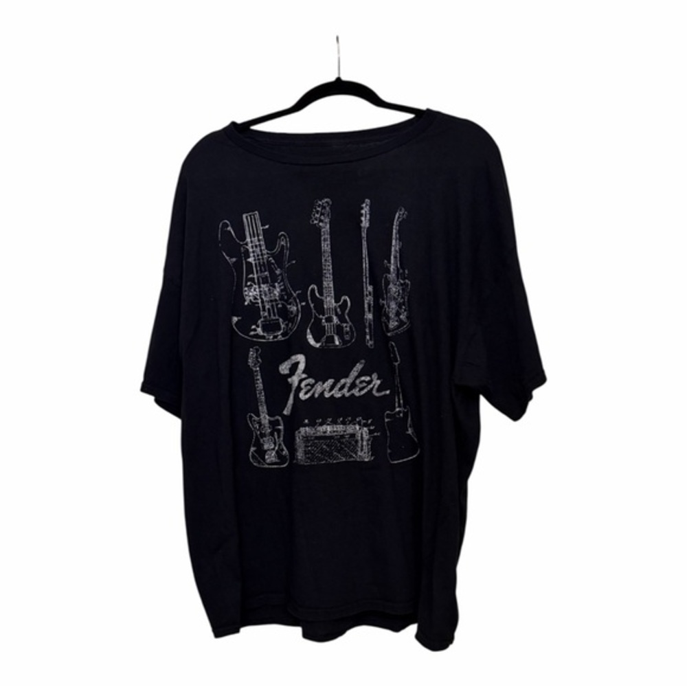 Fender Black Graphic Guitar Tee XXL